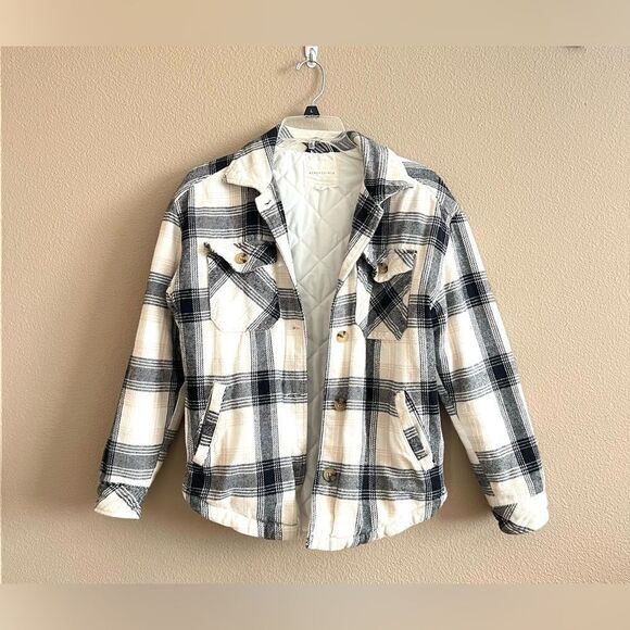 Aeropostale Plaid Quilted Lining Jacket - Picture 1 of 8
